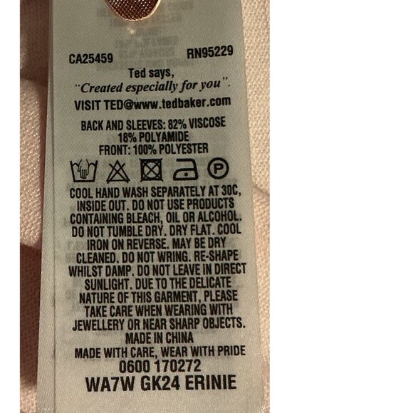 Ted Baker Erinie Neon Poppy Floral Cardigan – Size 1 / US 4 - Picture 7 of 9